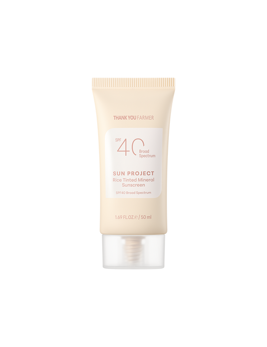 Sun Project Rice Tinted Mineral Sunscreen SPF40